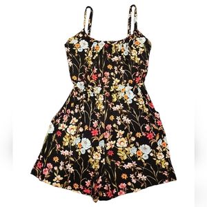 Kaileigh brand floral jumper bodysuit romper